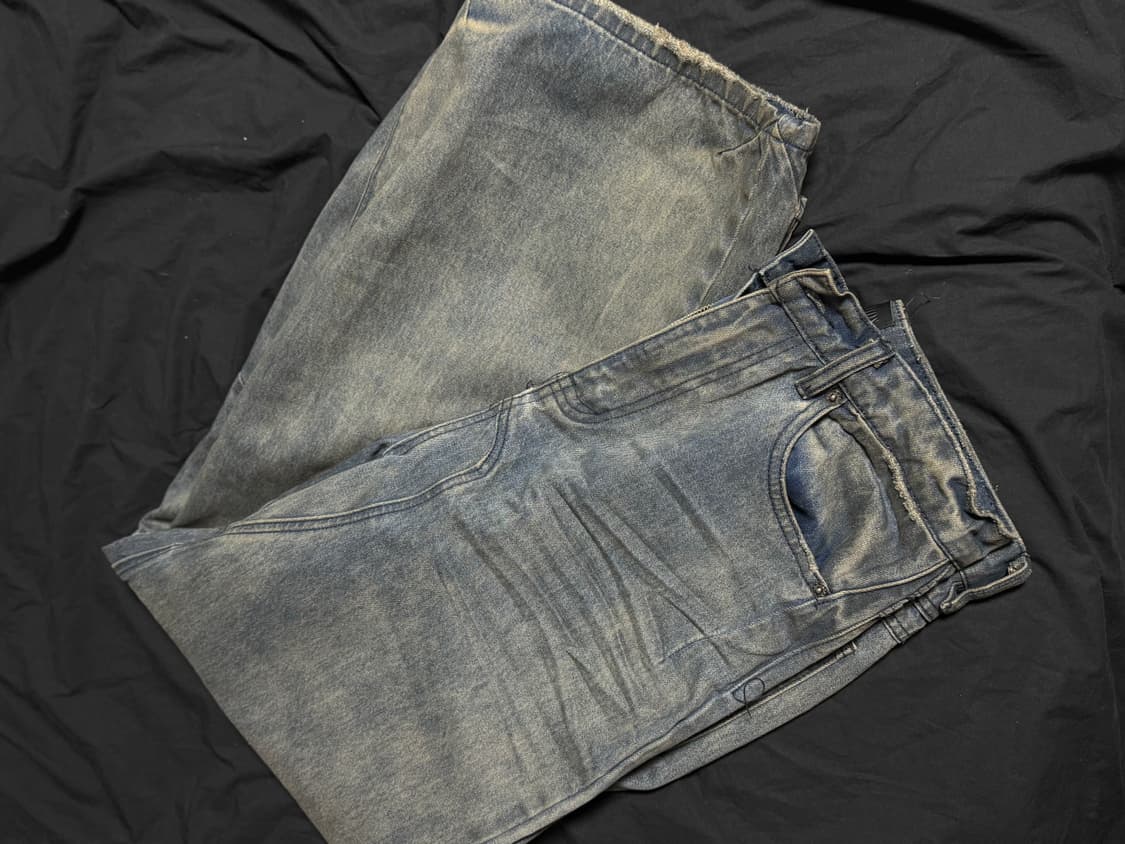 [M] Nofaithstudios 콘크리트 데님 팬츠 상품이미지1