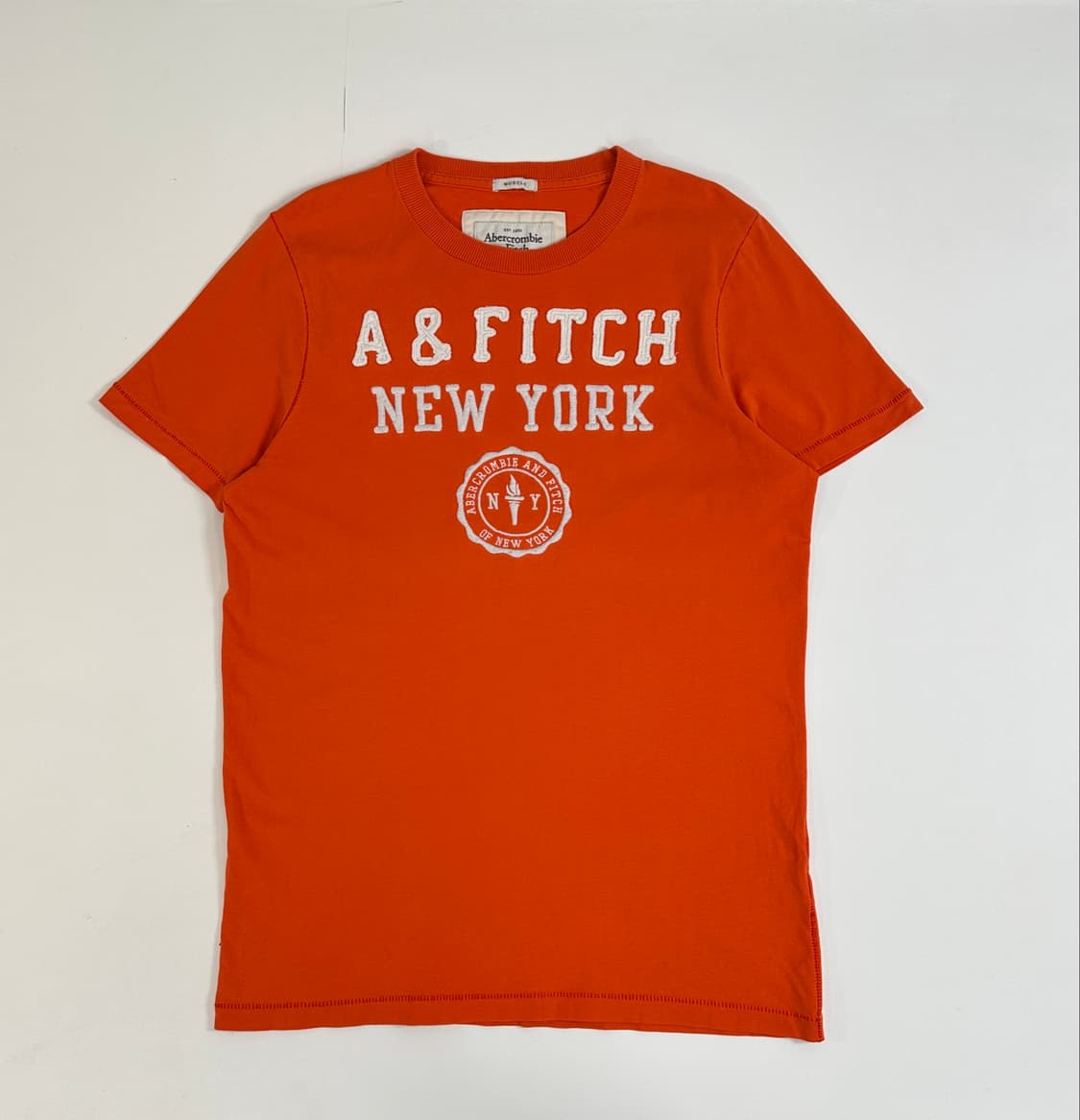 Abercrombie 스펠아웃 로고  반팔 티셔츠 M  상품이미지2