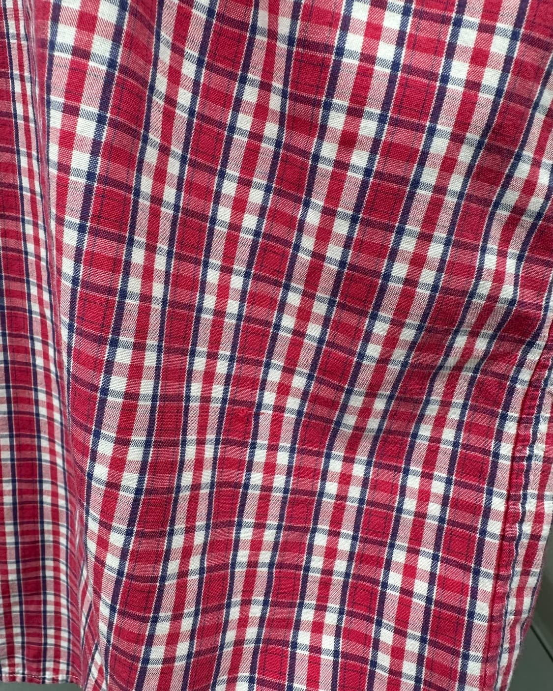 (L)폴로 체크 남방-M1375 상품이미지5