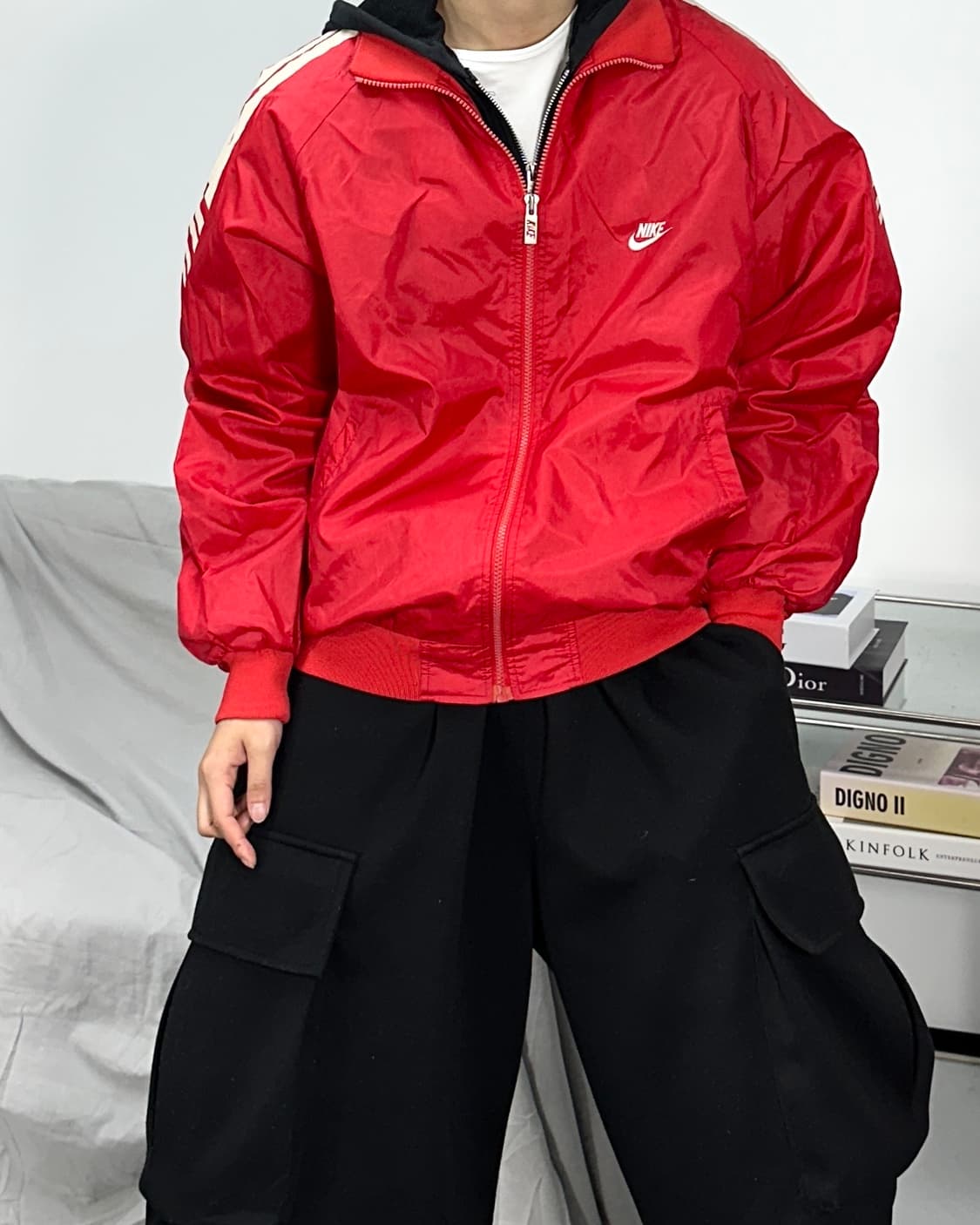 한국나이키 80s 올드스쿨 바람막이 L 상품이미지2