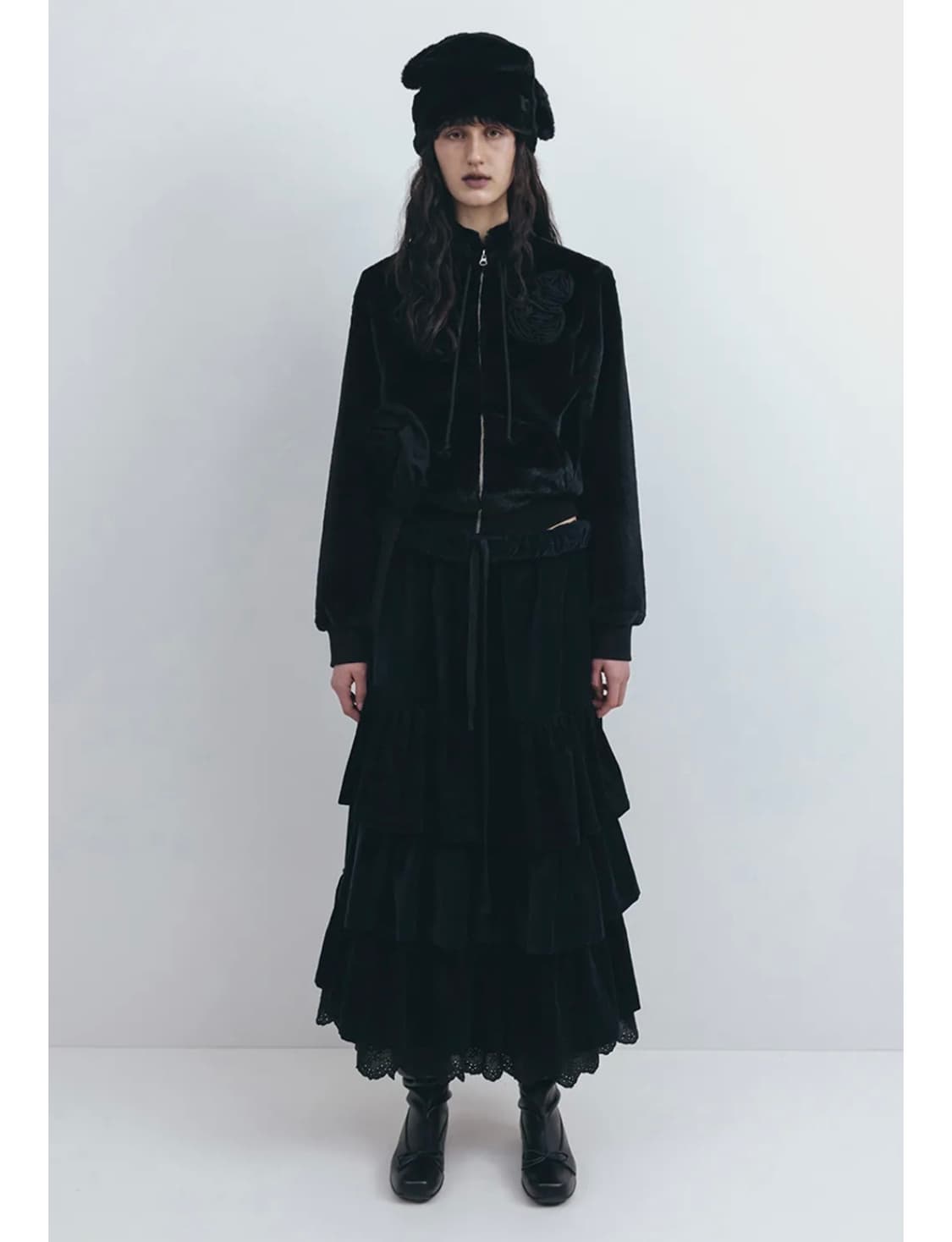 오픈와이와이 플리스 아플리케 자켓 상품이미지1