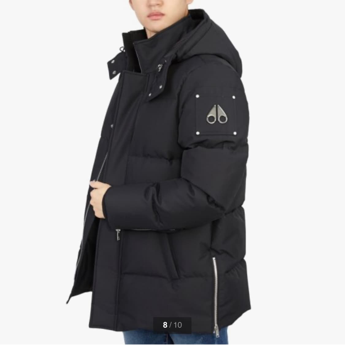 무스너클 블랙 패딩 점퍼 새상품급 xl 상품이미지1