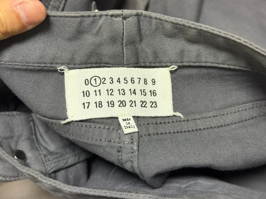 마르지엘라 차콜 그레이 팬츠 팝니다 상품이미지2