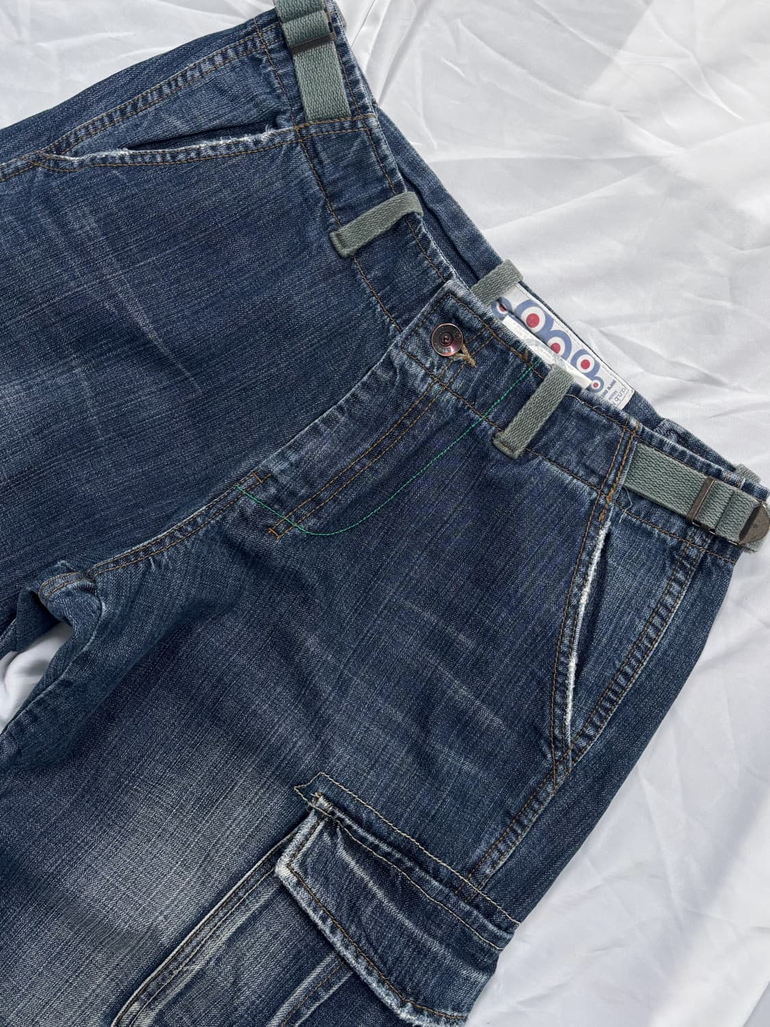 Vintage Denim Cargo Pants 상품이미지5