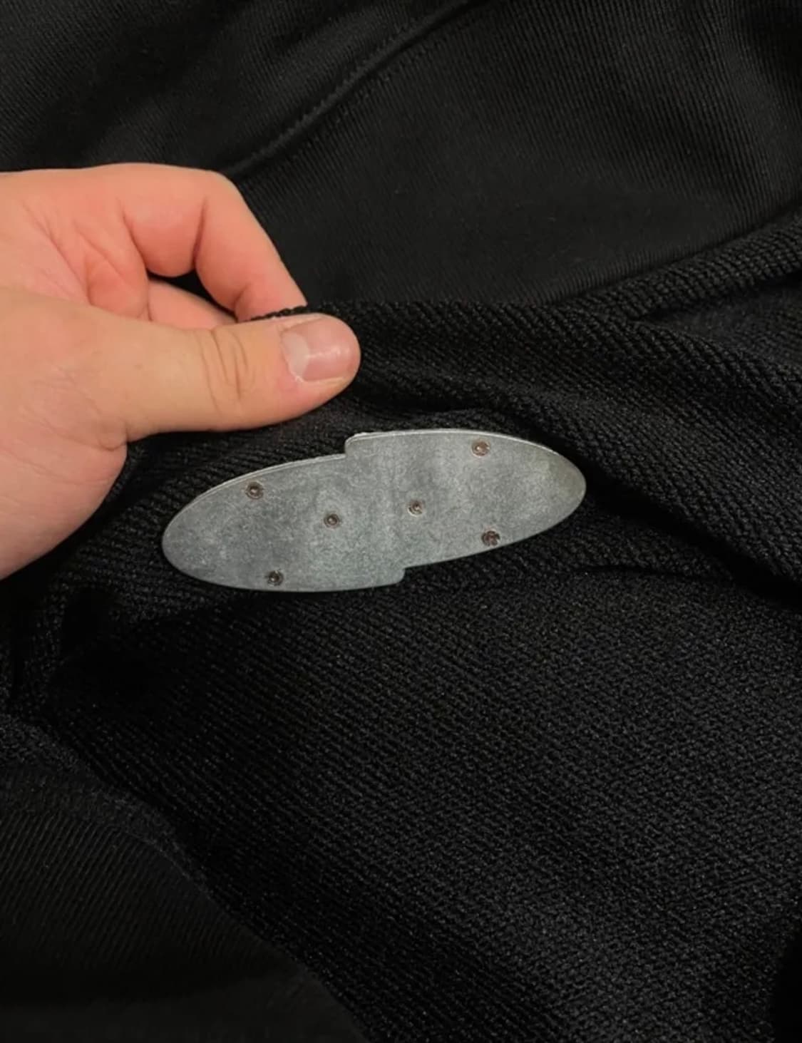 (3)본투윈 빅 크롬 B 로고 후디 블랙 후드티 상품이미지7