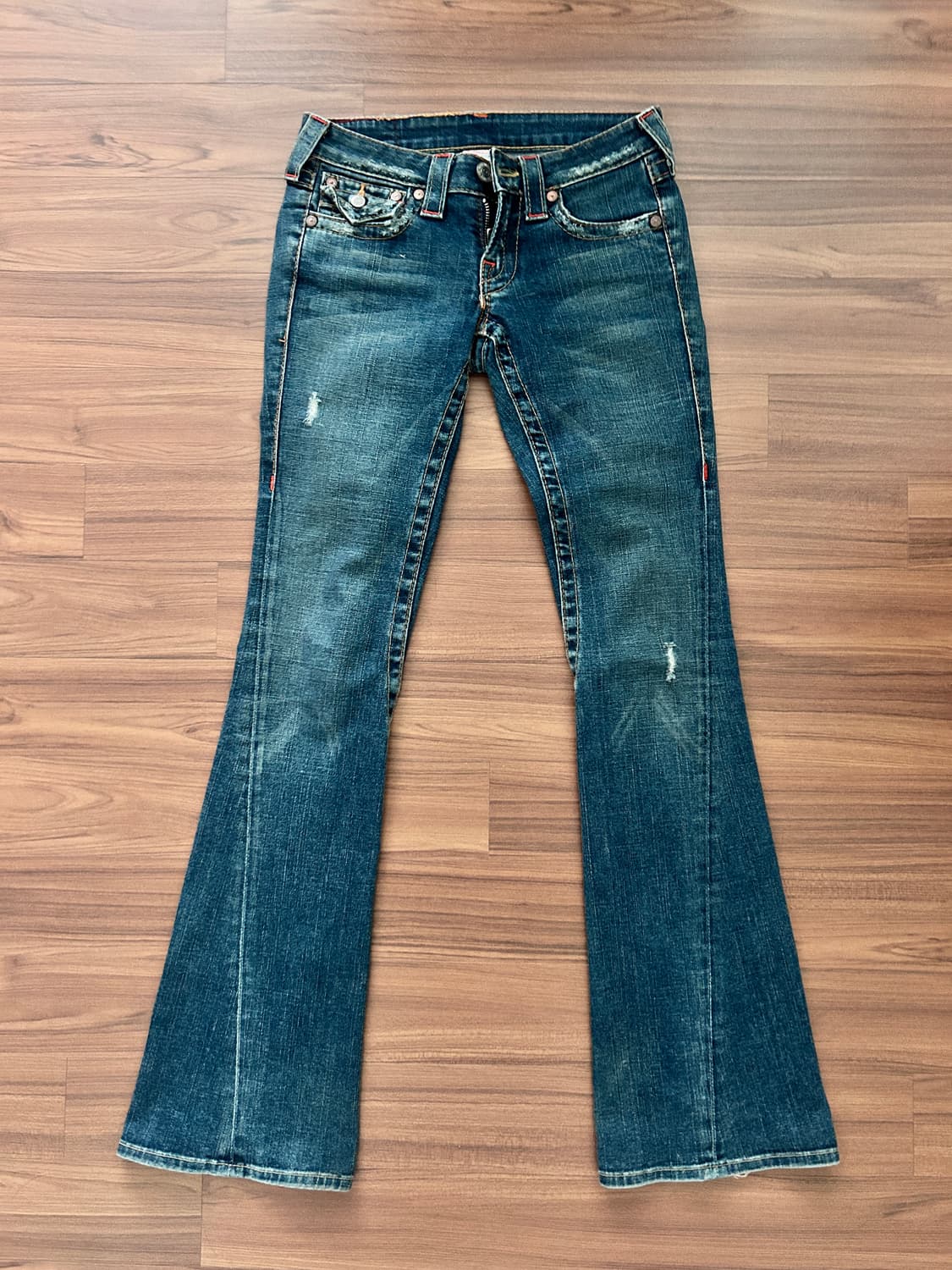 트루릴리전 로우라이즈 부츠컷 팬츠 상품이미지3