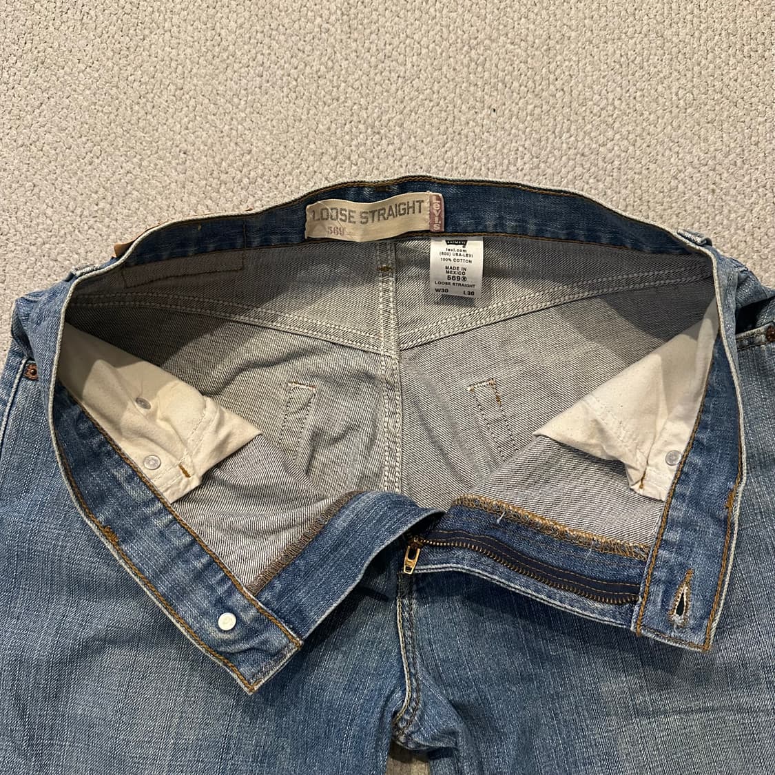 00s 리바이스 569 루즈 스트레이트 데님 상품이미지6