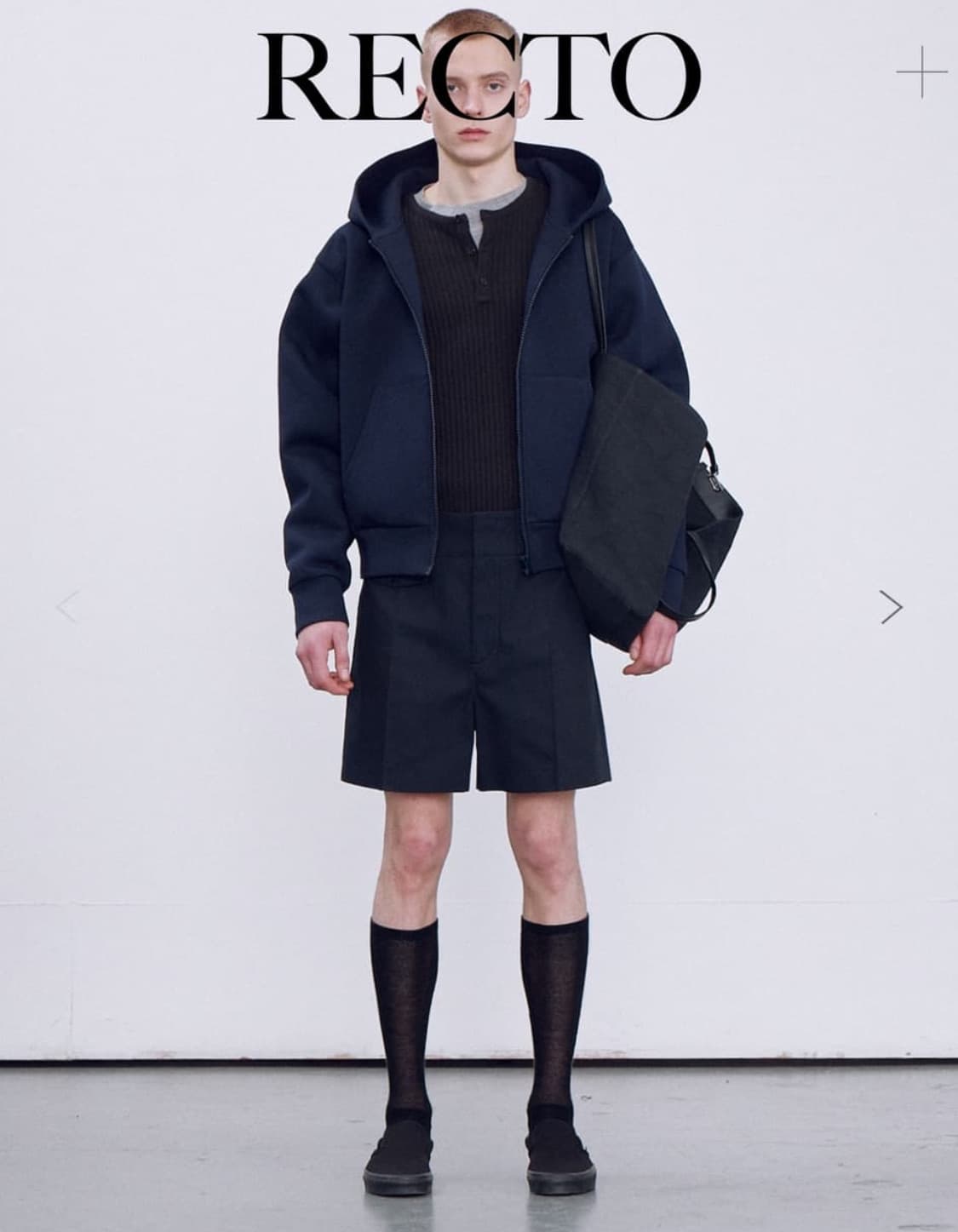 렉토 네오프렌 후드집업 네이비  상품이미지3