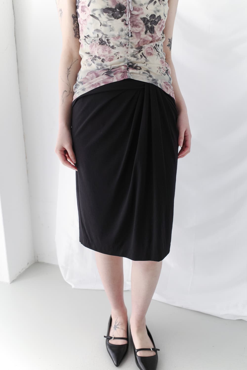 epoca) draping skirt  상품이미지4