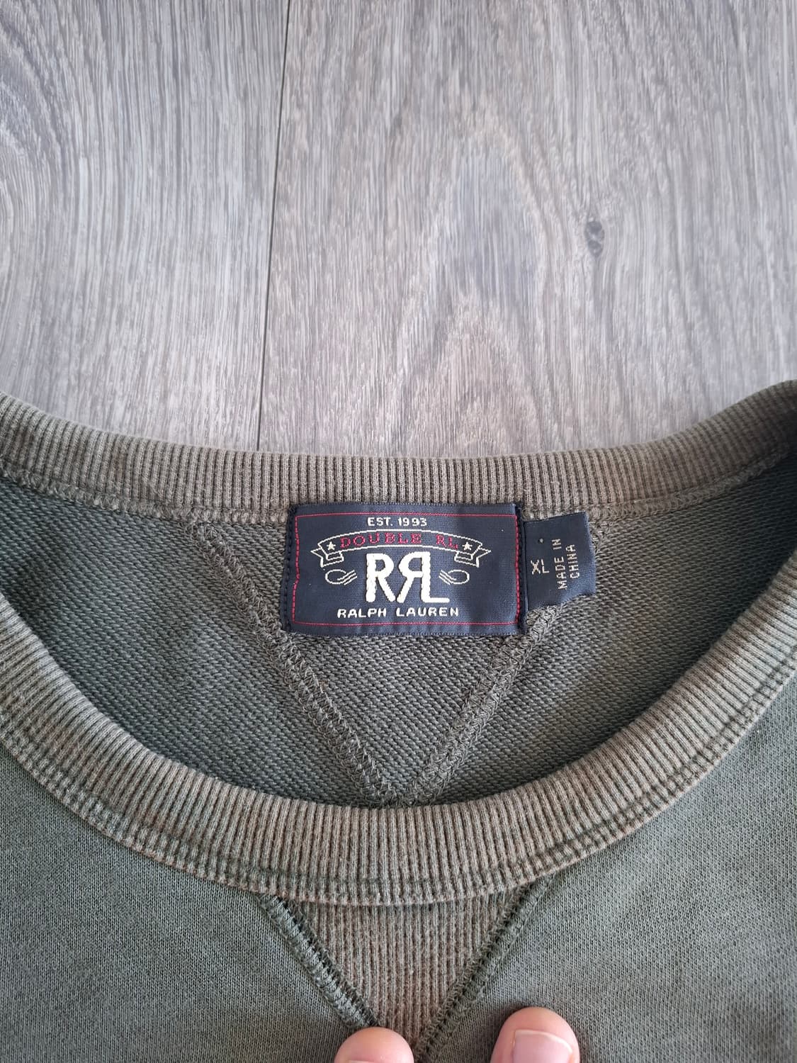 XL RRL 더블알엘 빈티지 트럭 프린팅 맨투맨 상품이미지2