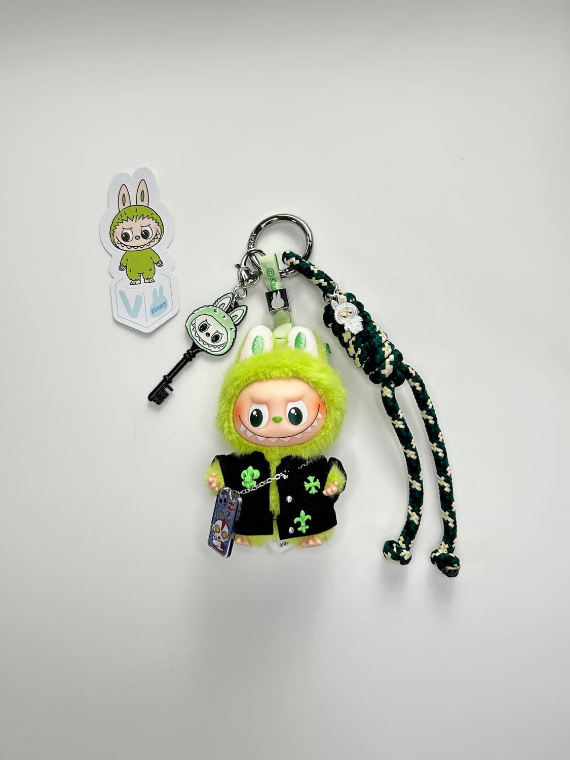 🐰미니라부부 내 마음속 비밀번호”V”커스텀키링 상품이미지1