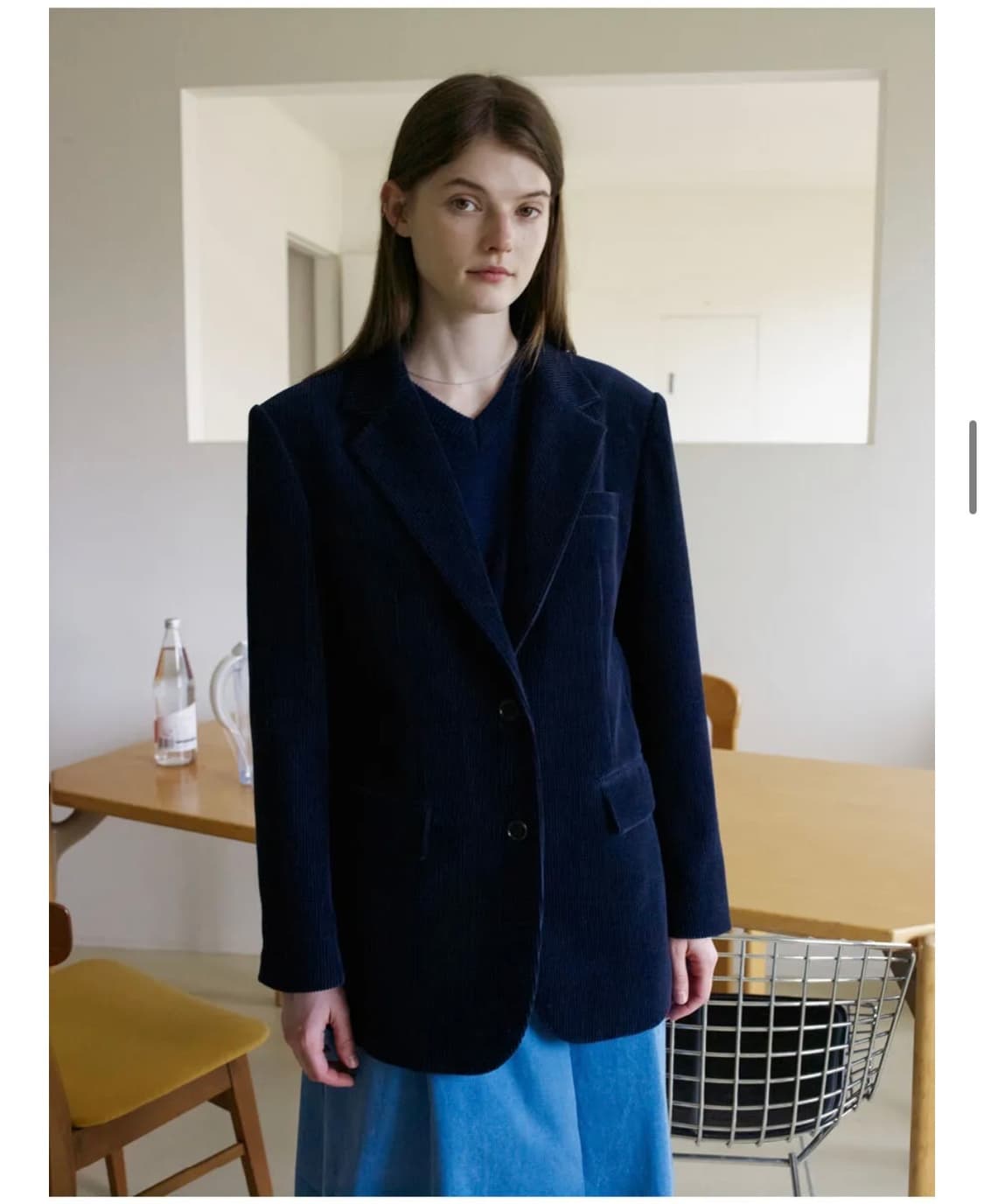 엔조블루스 오버 핏 자켓 (Navy) 상품이미지1