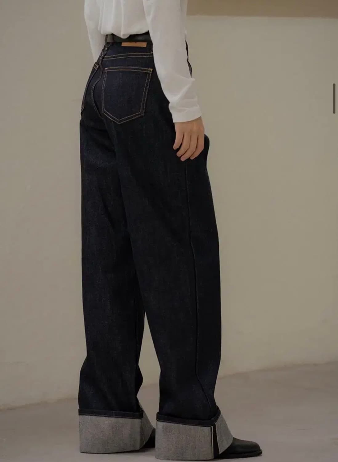 [미 시착 새 상품] 틸아이다이 셀비지 생지데님 s 상품이미지2