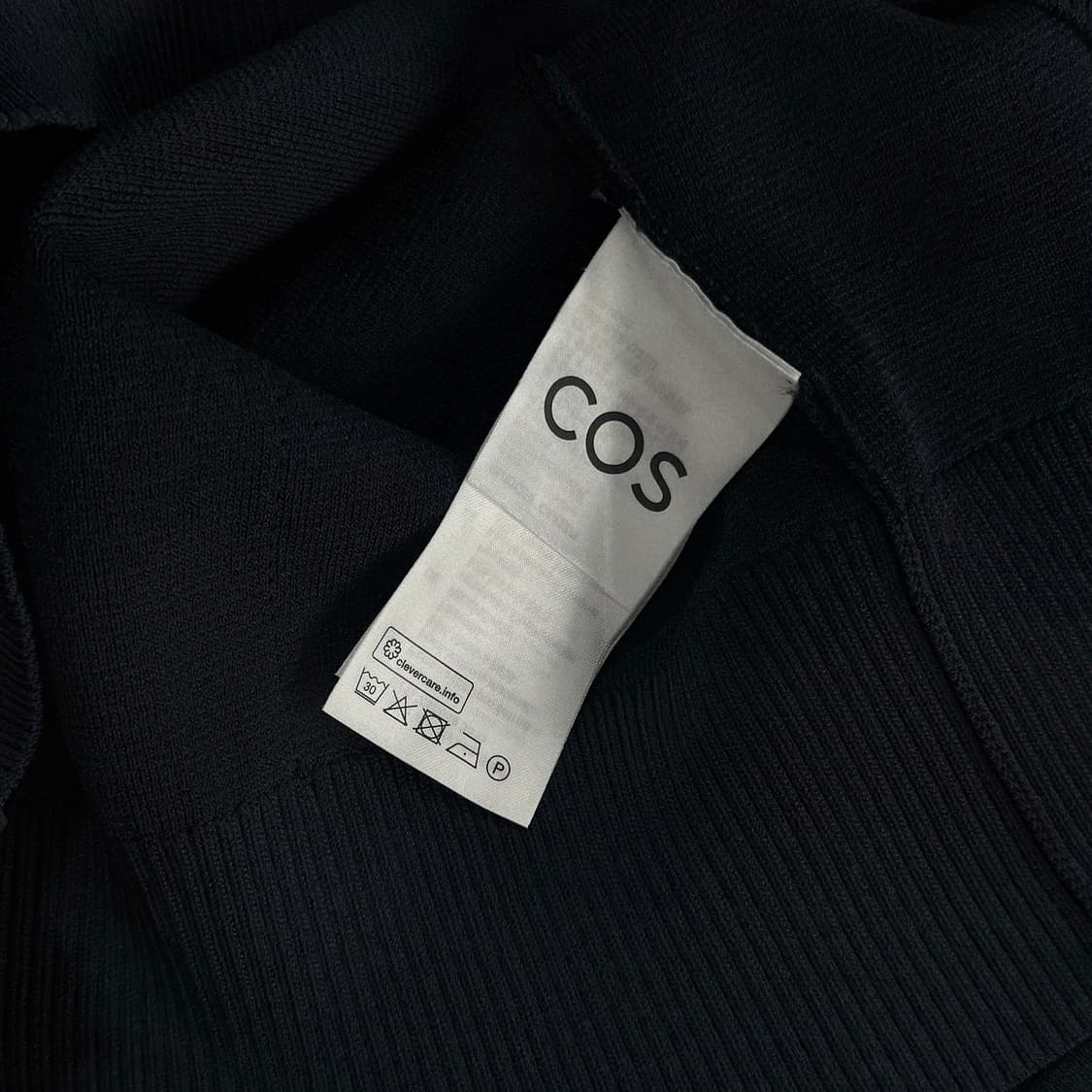 COS 24 사이드 배색 트랙 니트 집업 상품이미지6