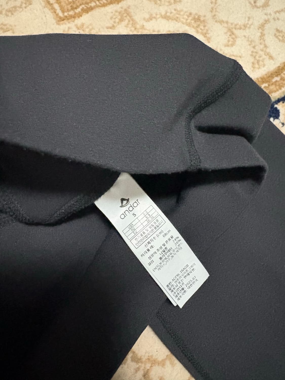 안다르 에어웜 기모 지니 시그니처 레깅스 상품이미지3