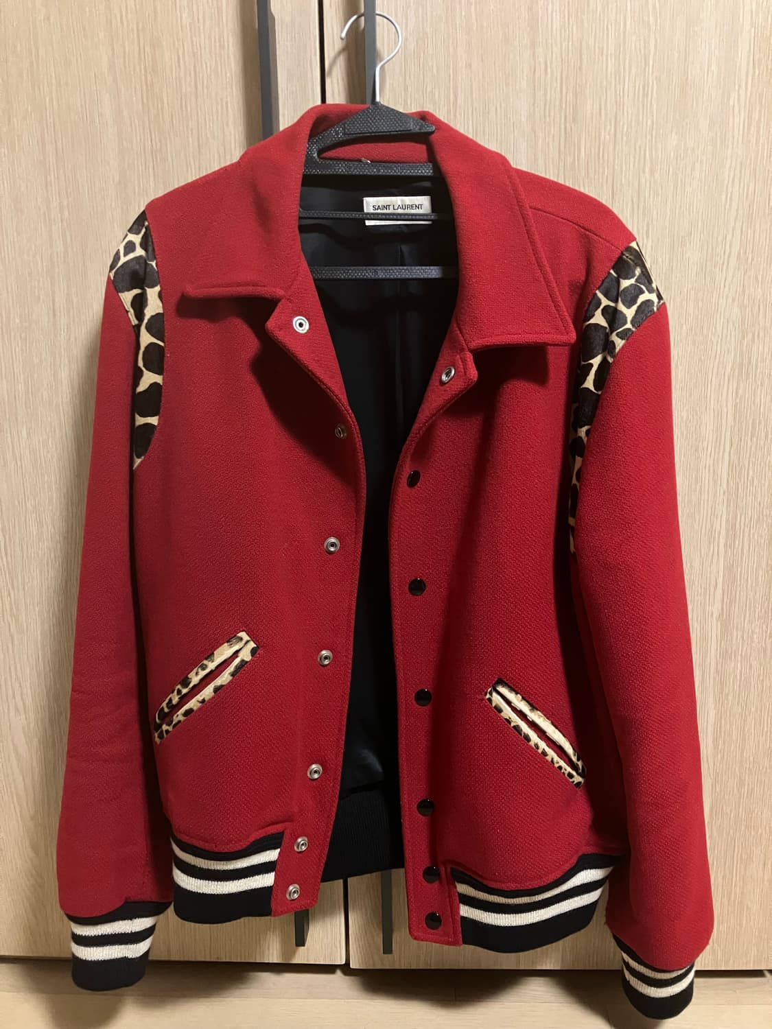 생로랑 레오파드 테디자켓 50 상품이미지1