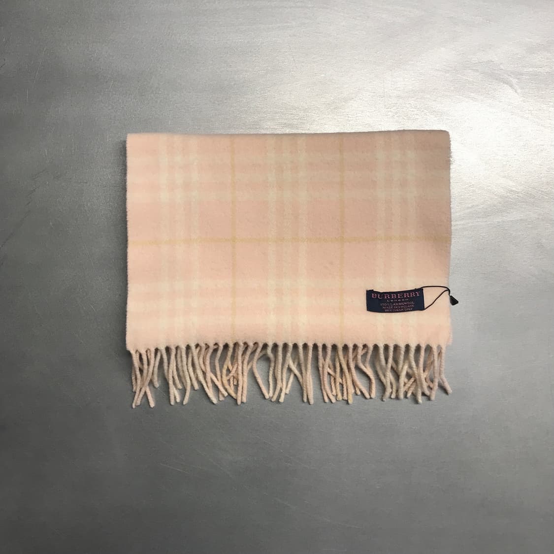 버버리 정품 램스울 머플러 핑크 상품이미지2