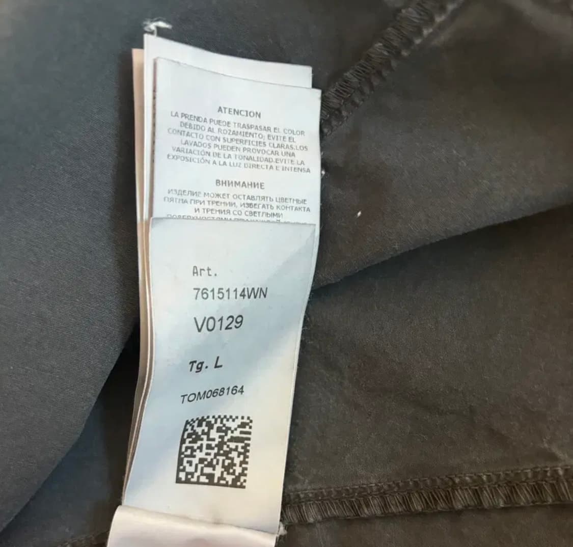 [L] 스톤아일랜드 올드이팩트 오버셔츠 블랙 22ss 114WN 상품이미지7