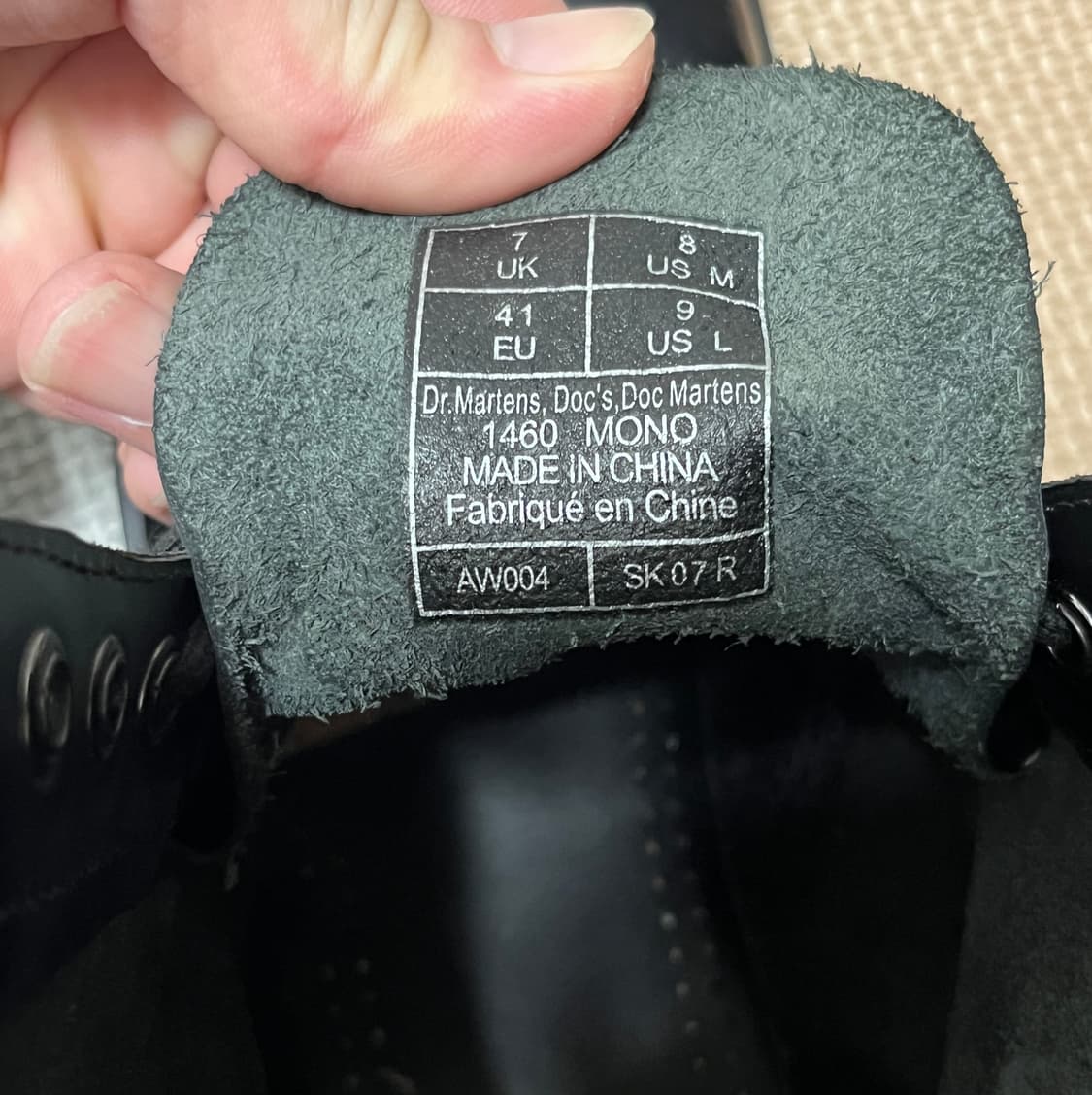 닥터마틴 1460 모노 워커 부츠 260 상품이미지9