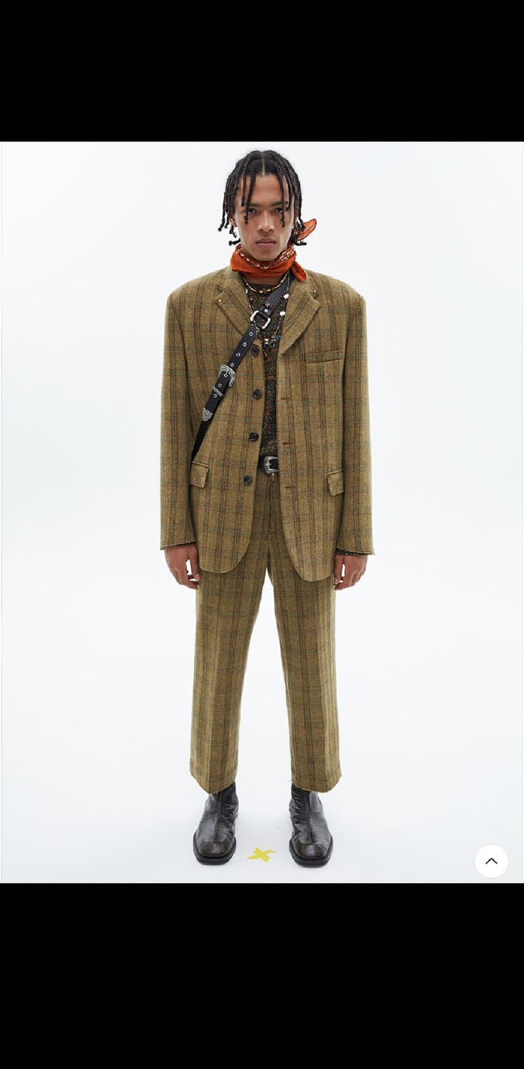 XL)앤더슨벨 로우컷 수트 자켓 awa299m 상품이미지2