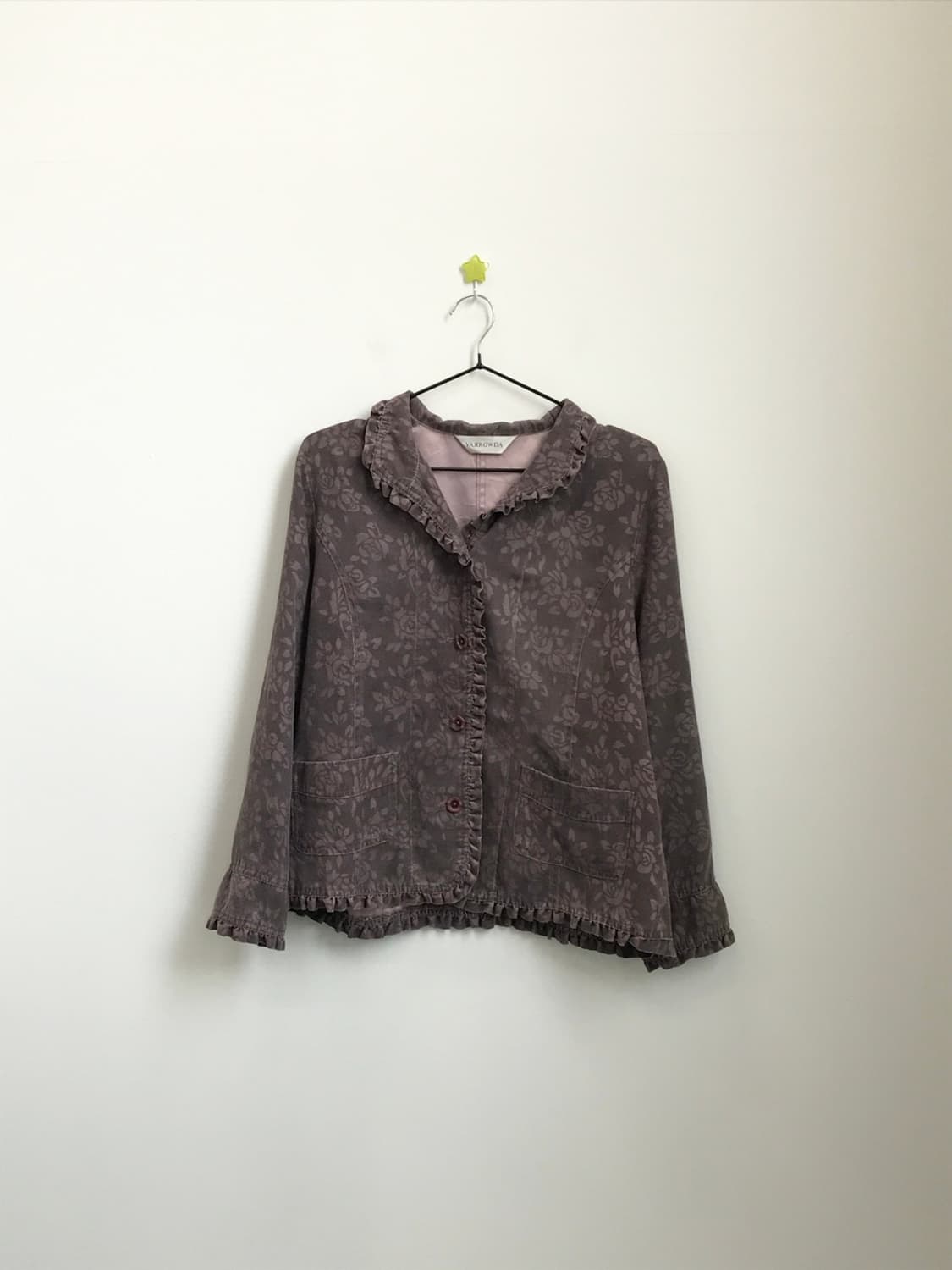 Jpn Floral Ruffle Button-Down Jacke 상품이미지4