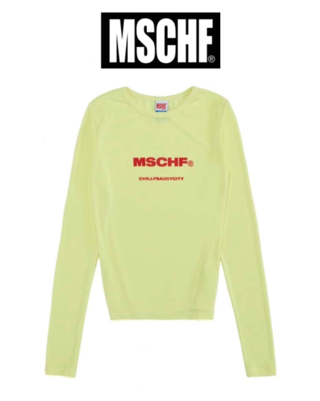 미스치프 MSCHF csc 롱슬리브 라임 상품이미지1