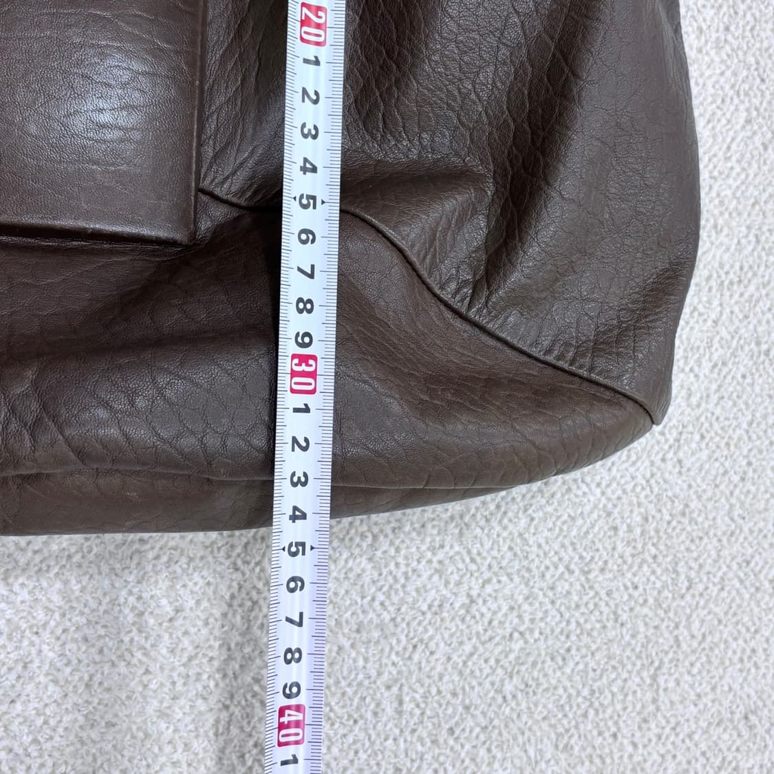 F 구호 브라운 가죽 토트백 0402E 상품이미지6