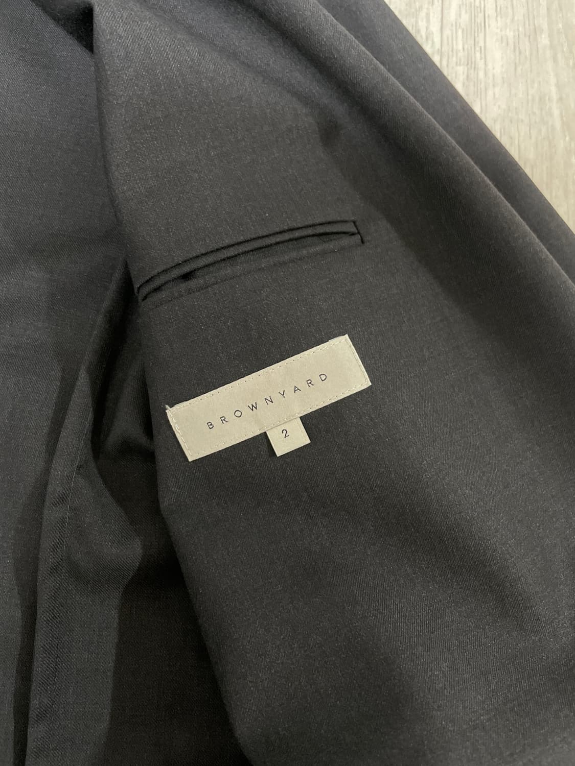 브라운야드 블레이져 차콜(셋업) 상품이미지2