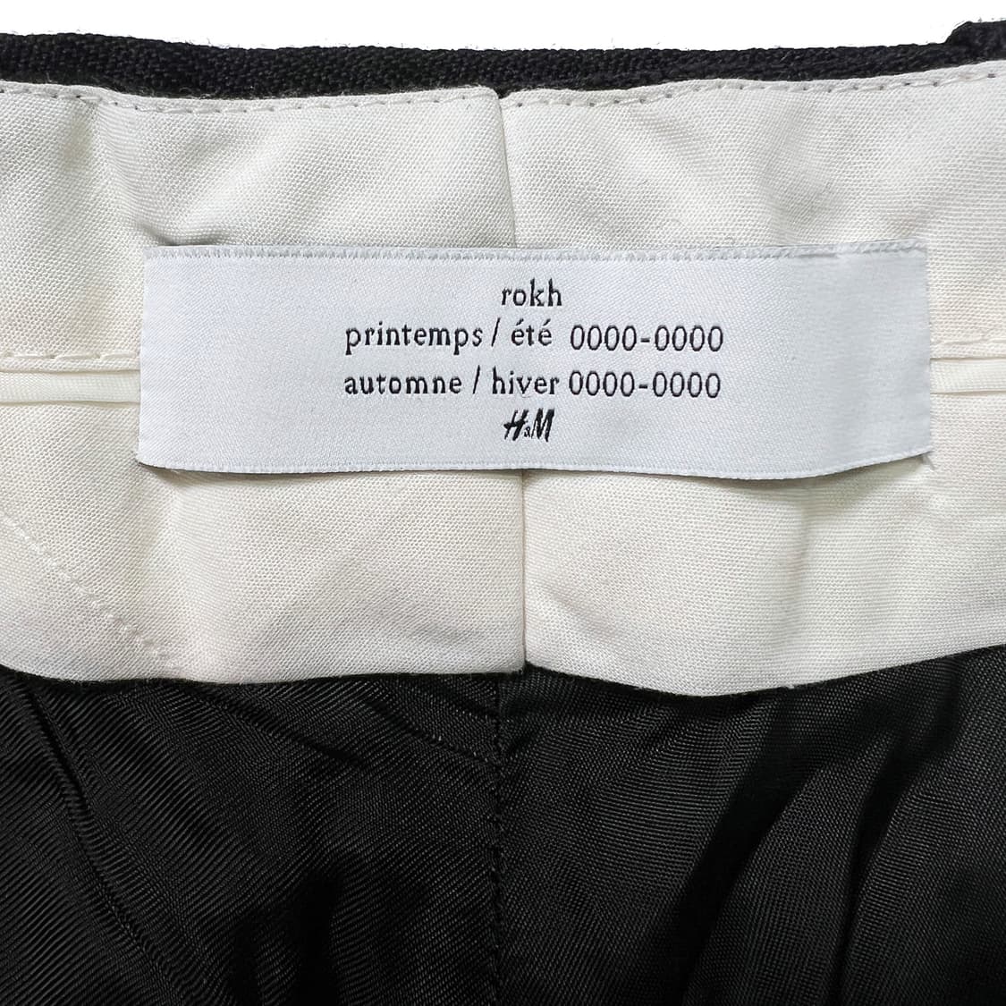 H&M rokh 벨티드 울 팬츠 블랙 (46) 상품이미지9