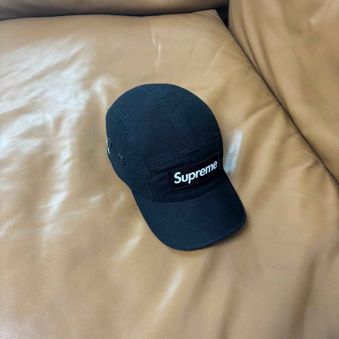 Supreme 슈프림 22fw 밀리터리 워시드 블랙 캠프캡 모자 상품이미지1