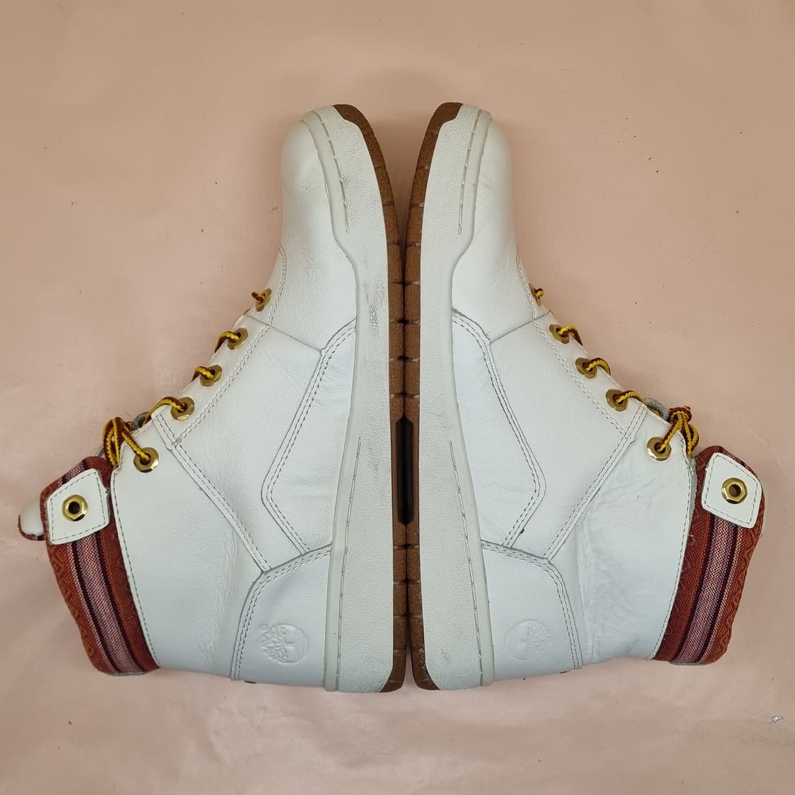 팀버랜드 화이트 가죽 부츠 265 상품이미지5