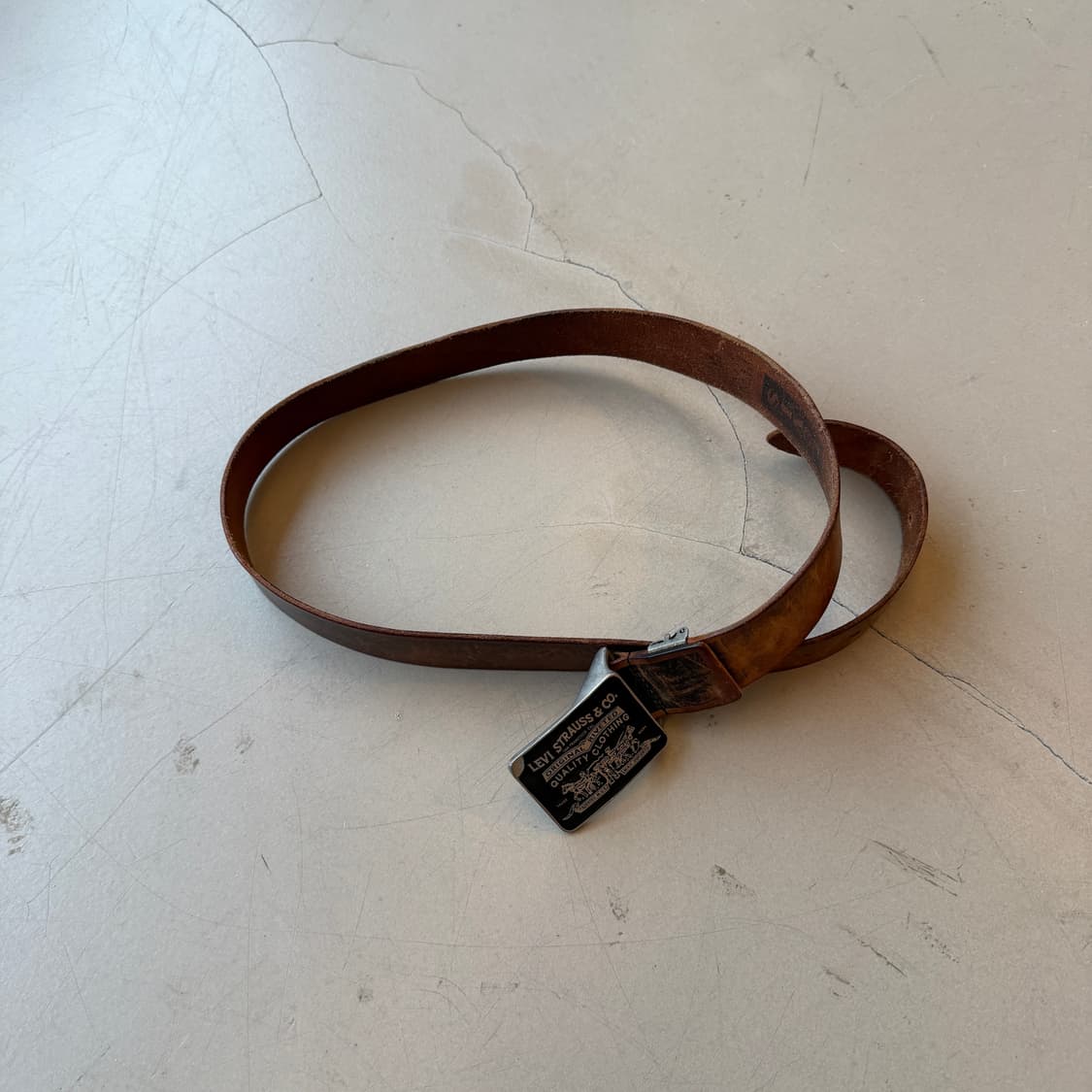 리바이스 버클 레더 벨트 상품이미지4