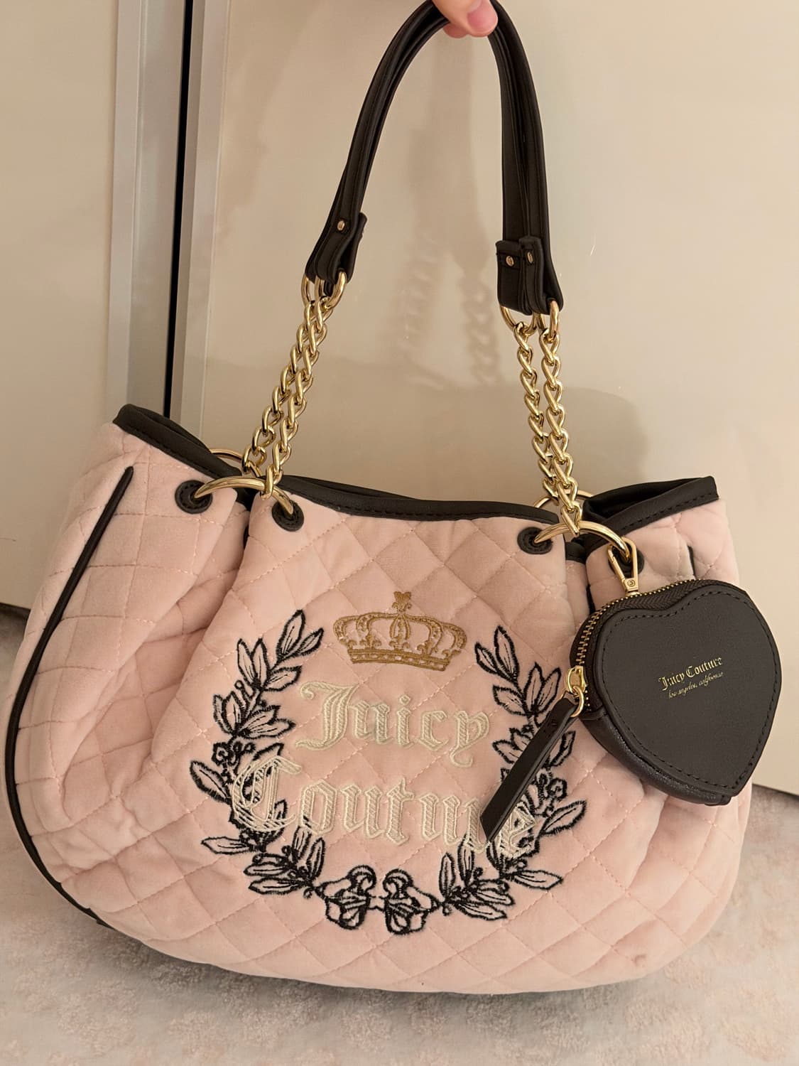 쥬시꾸뛰르 퀼팅 숄더백 가방 베메클 베이비베어 갸루 핀터깔 y2k 상품이미지1