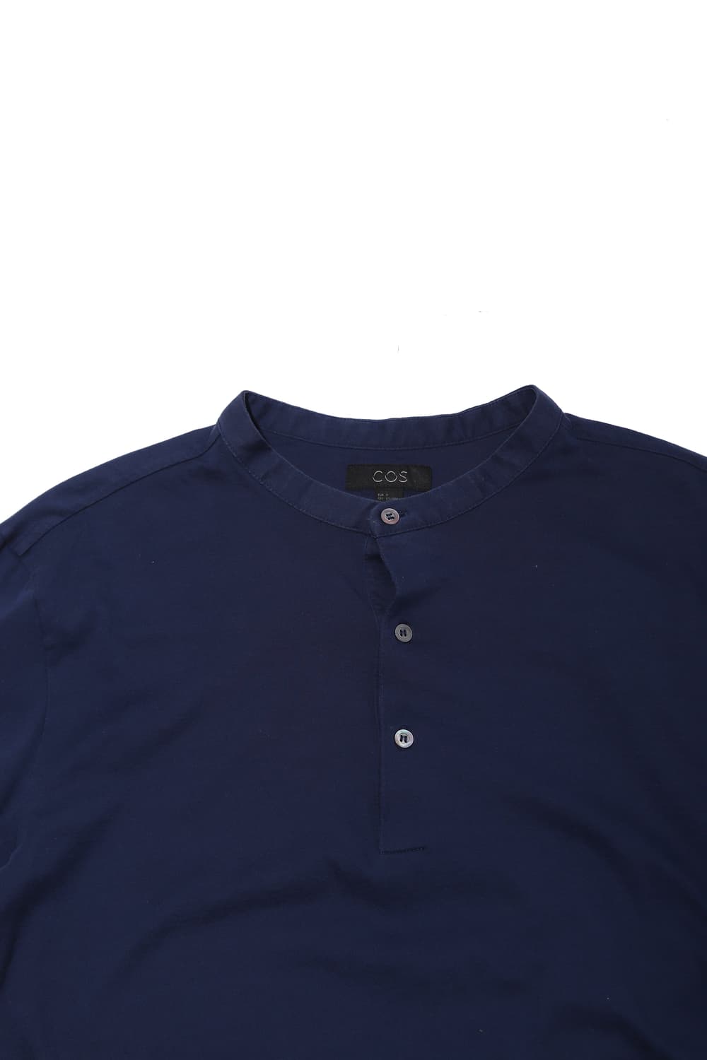 COS 다크네이비 헨리넥 티셔츠 size M 상품이미지3