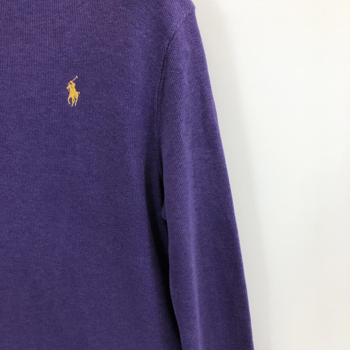 폴로 랄프로렌 상위라인 퍼플 쿼터집업 90-95  상품이미지2