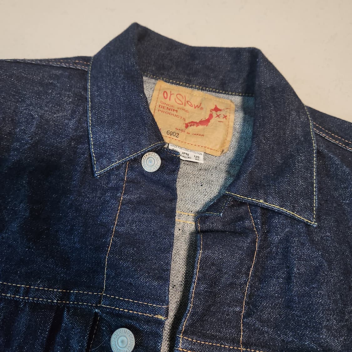 오어슬로우 2세대 트러커 데님 자켓 상품이미지5