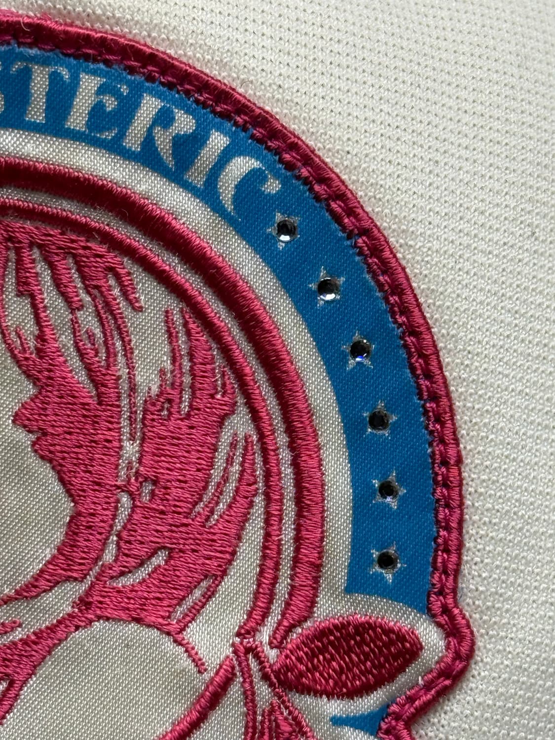 히스테릭 글래머 아카이브 라인스톤 히스걸 매쉬캡 볼캡 모자 상품이미지3