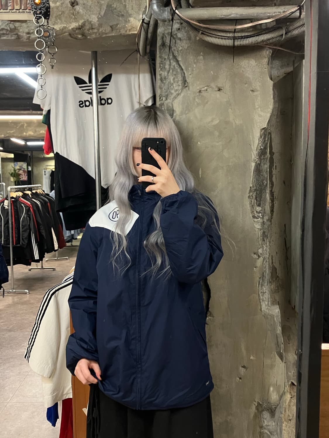 나이키 토탈90 바람막이 네이비 L   #csz2603 상품이미지2