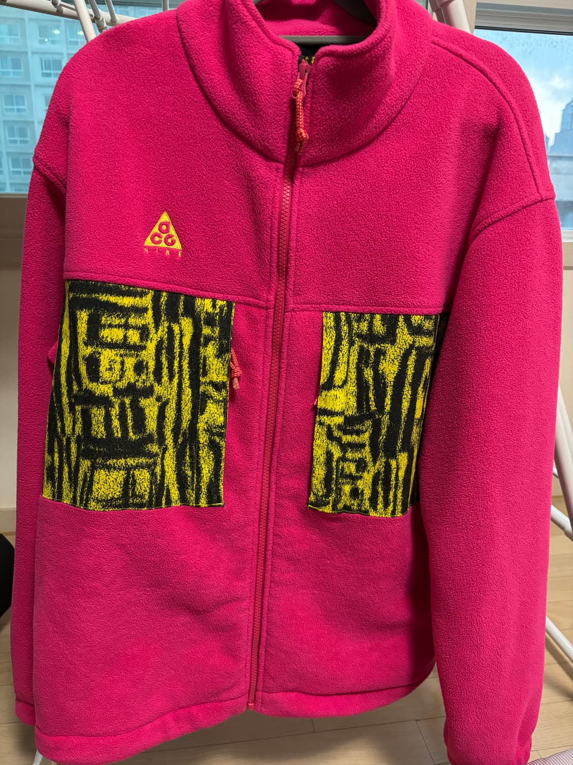 나이키 ACG 마이크로플리스 후리스 자켓 핑크색 해외 S 상품이미지1