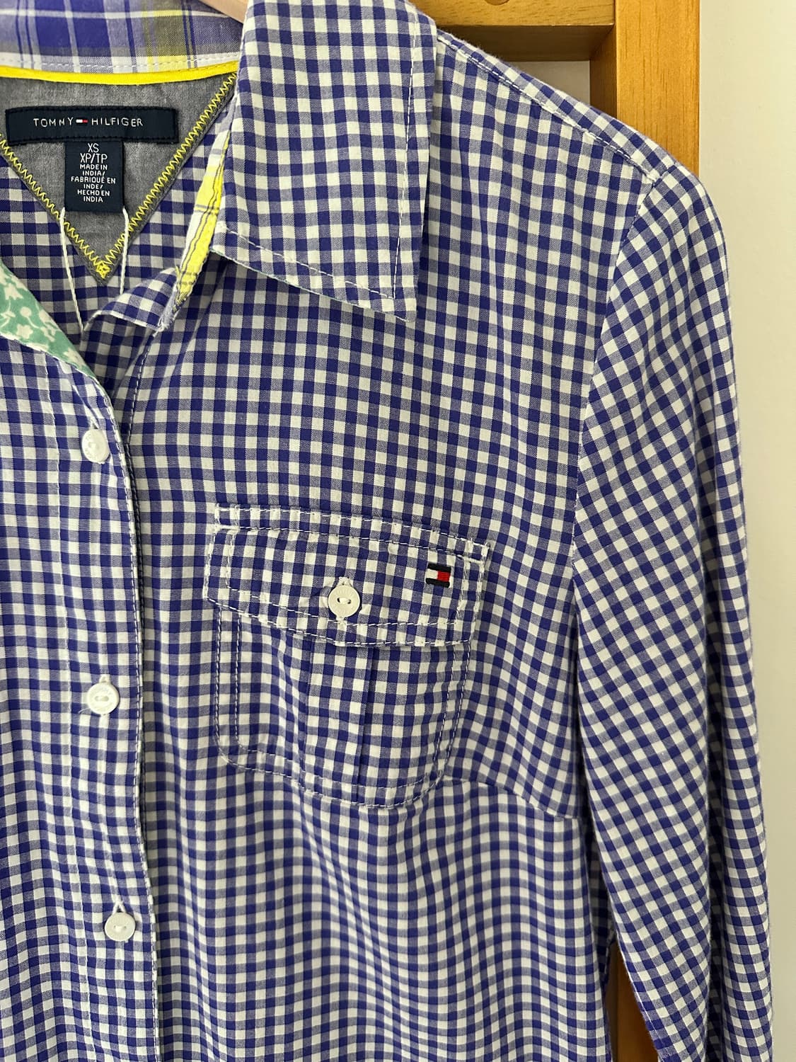 타미힐피거 체크 셔츠 남방 (사이즈 XS) 상품이미지3
