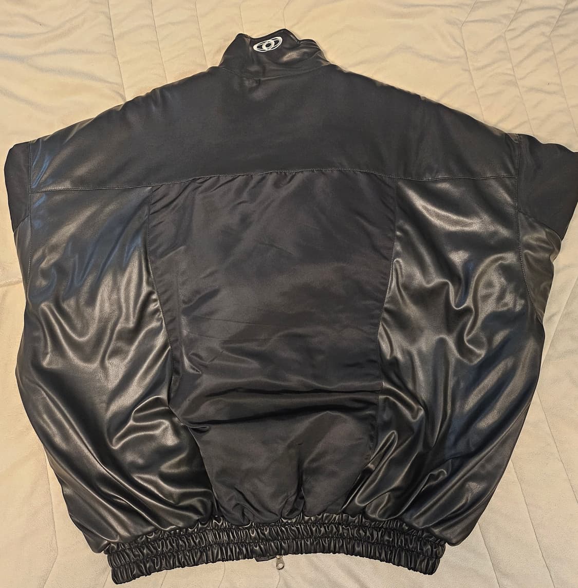 Civision by CSC 레더 믹스 봄버 자켓 2 상품이미지4