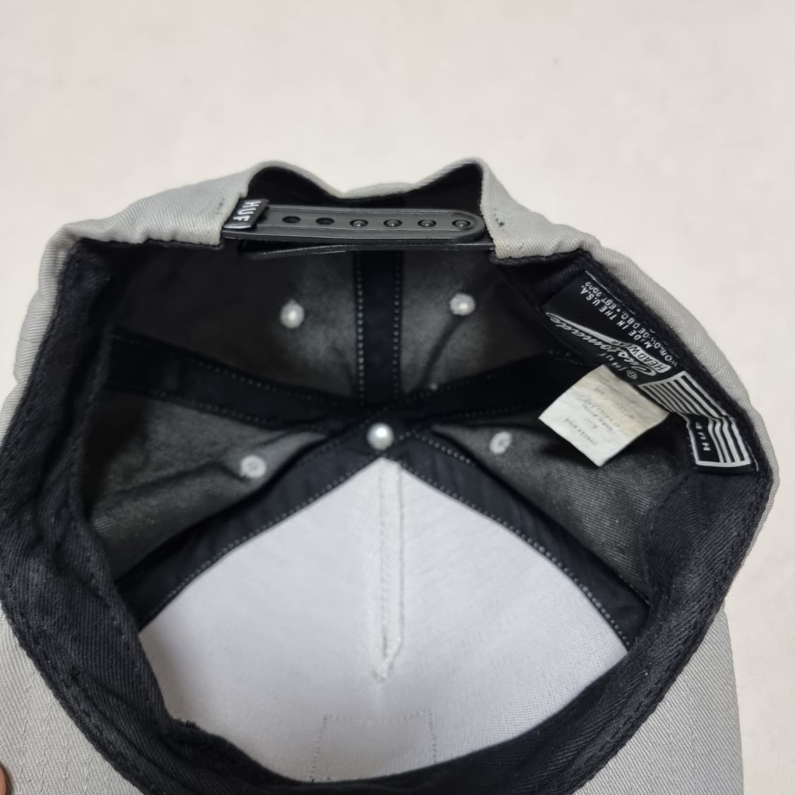 HUF 그레이 스냅백 상품이미지5