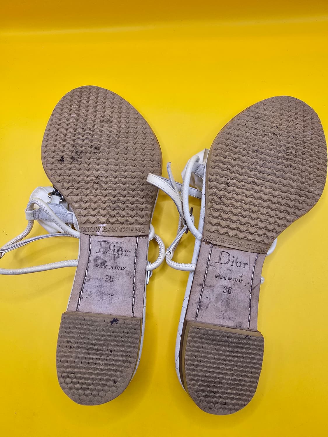 디올 로즈 체인 샌들 36 상품이미지3