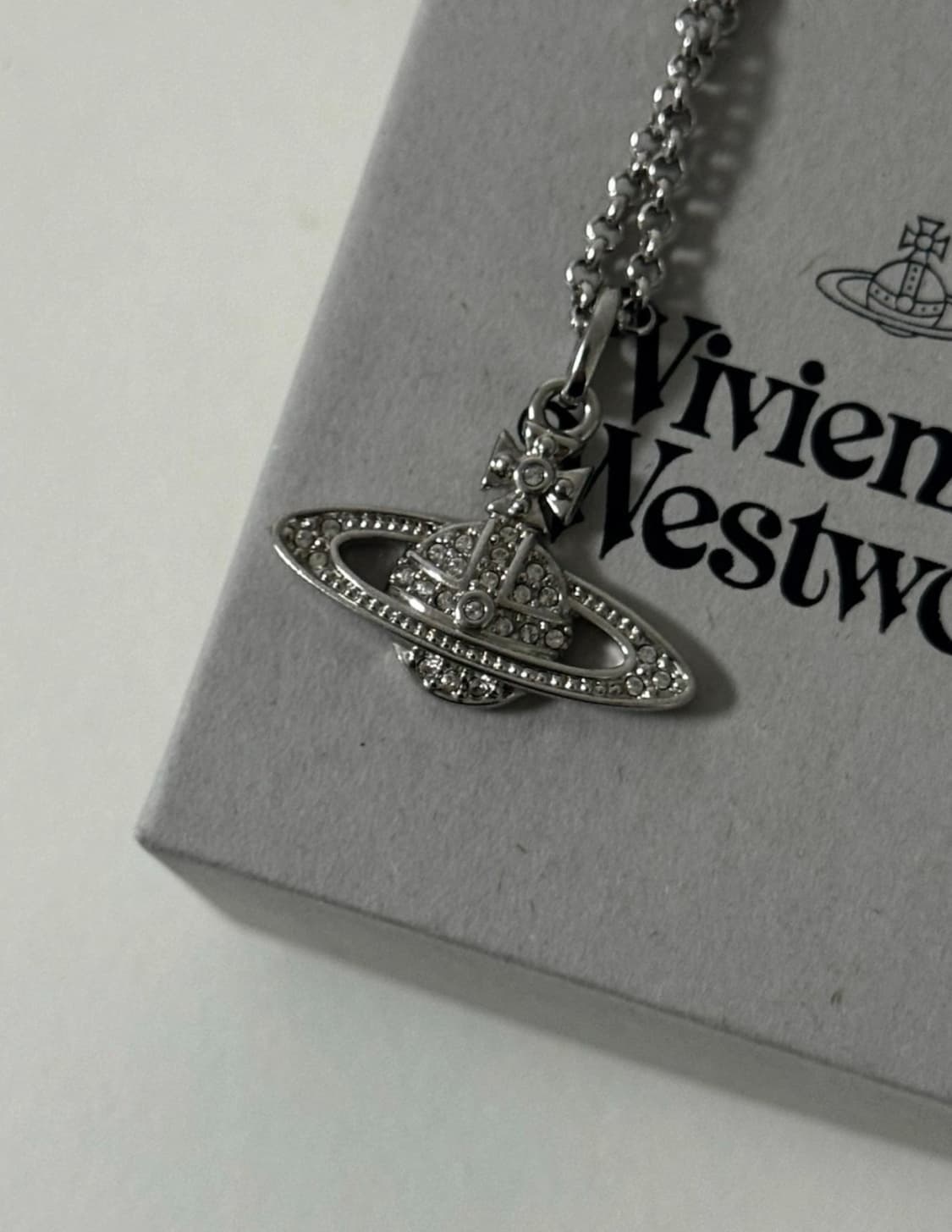비비안웨스트우드 실버 목걸이 상품이미지1