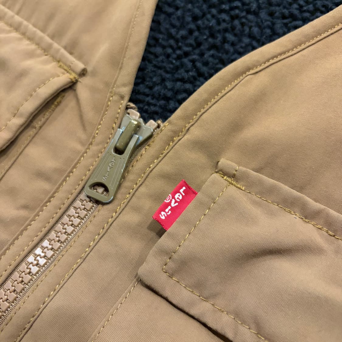 [M] 리바이스 카키 유틸리티 포켓 베스트 B237 상품이미지4