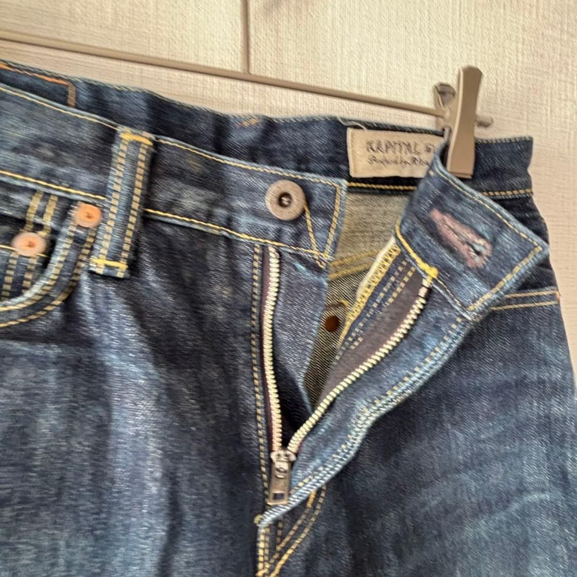 캐피탈 14온즈 데님 몽키 시스코 데님 팬츠 상품이미지5