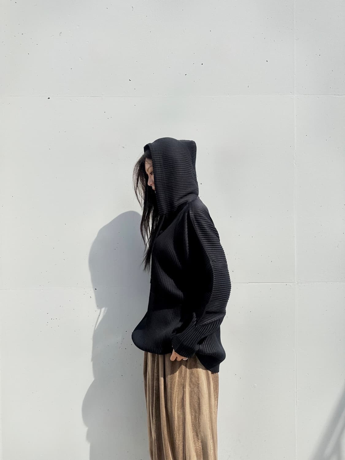 Earth flow banding pants / brown 상품이미지3