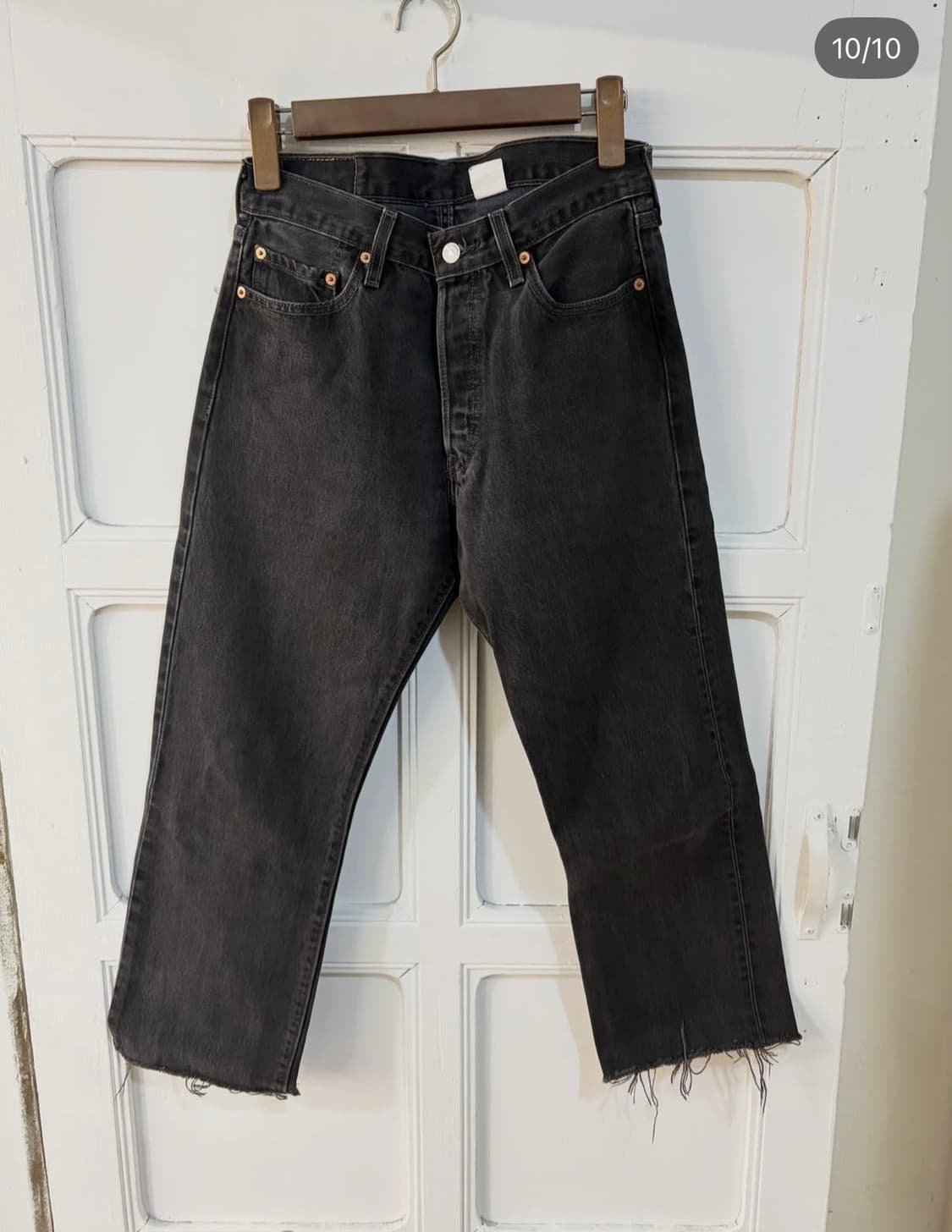 여성 추천!!—리바이스501 흑청 상품이미지8