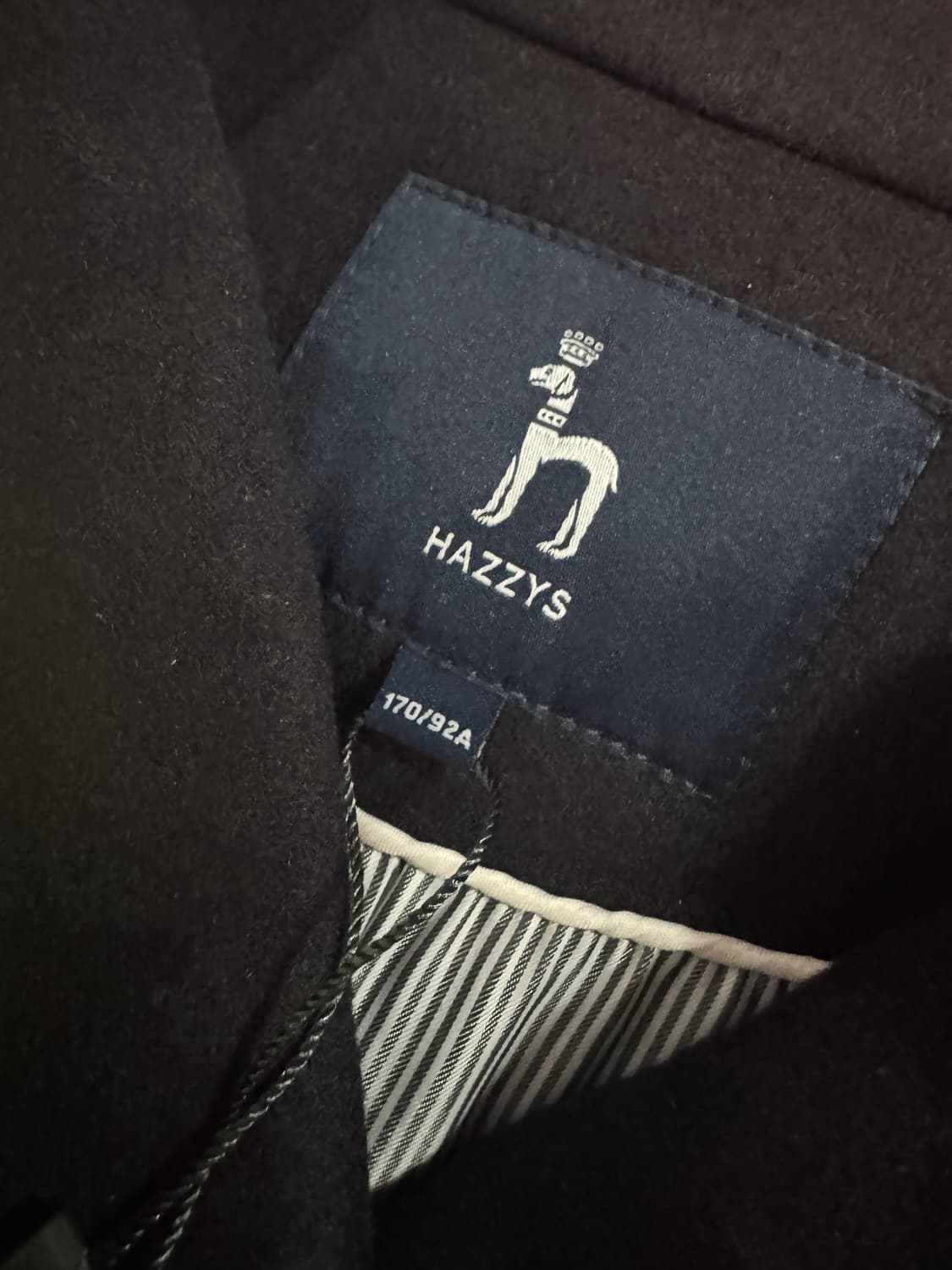 여성 빈티지 헤지스 hazzys 더블 코트 퍼플 상품이미지3