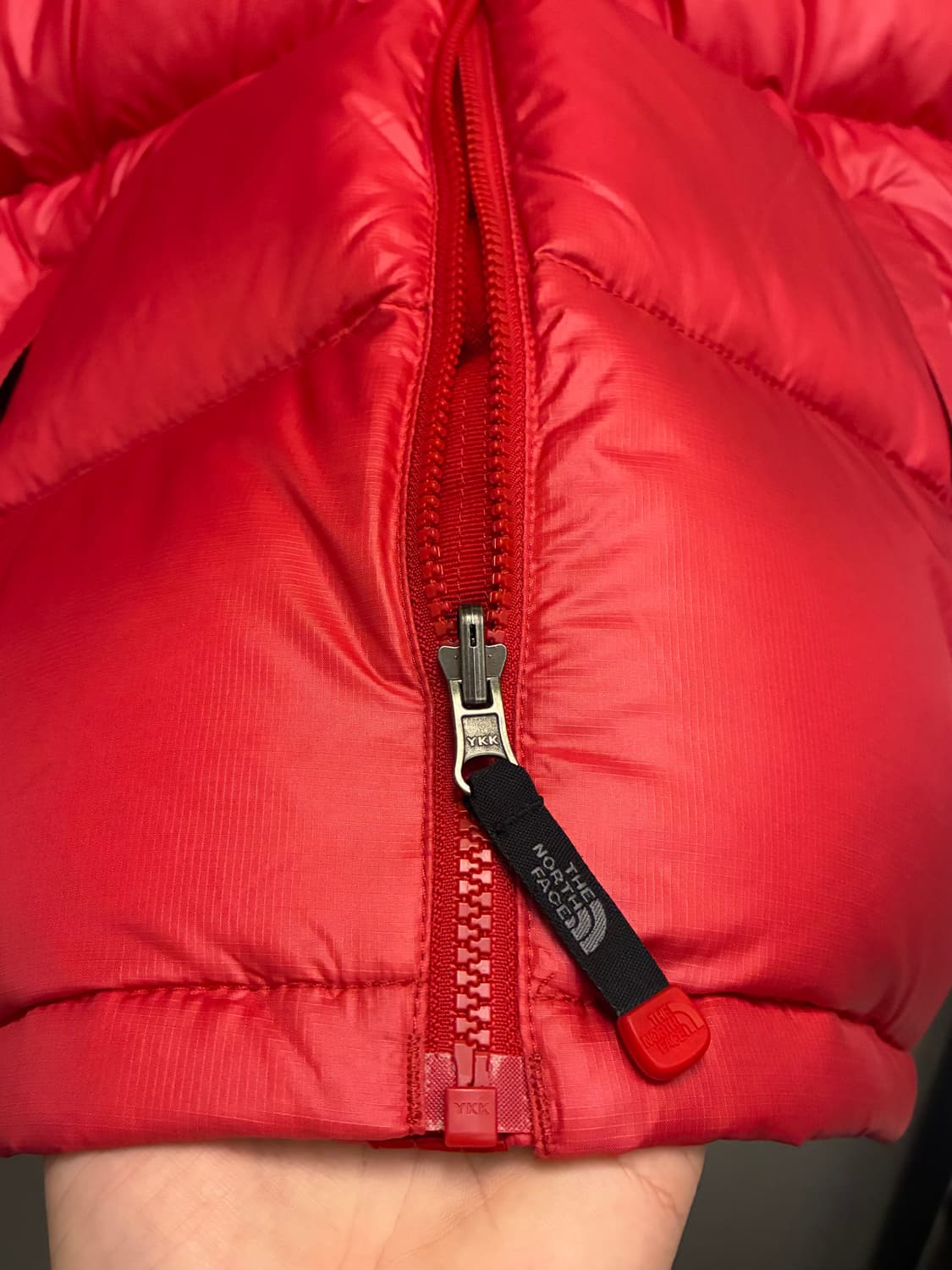 (S/97)노스페이스 1996 골드윈 레트로 눕시 700 패딩 레드 상품이미지6